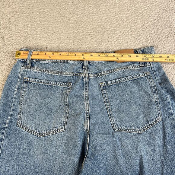 Aeropostale Barrel Jean Women 16 Wide Leg Denim Streetwear Loose Baggy 36x26 - Picture 9 of 16